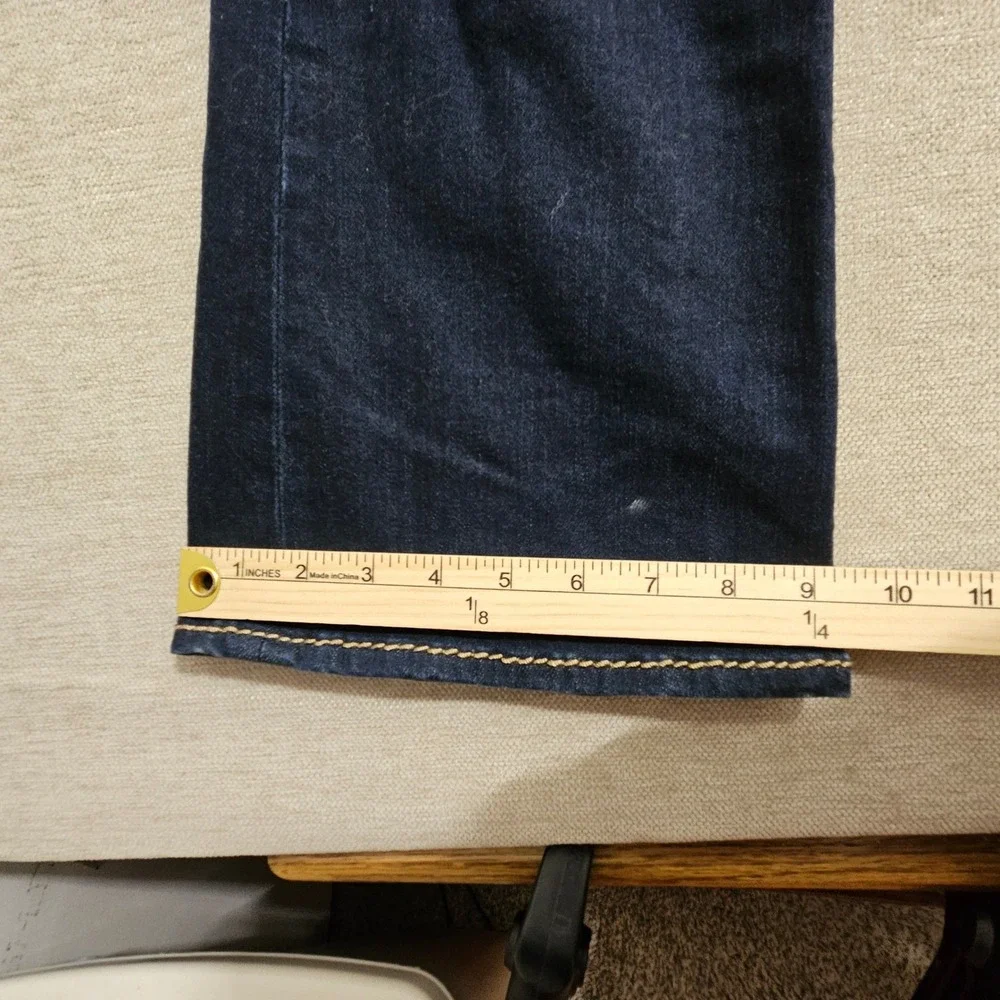 KUT from the Kloth Natalie Jeans Womens 10 Blue High Rise Bootcut Rhinestone